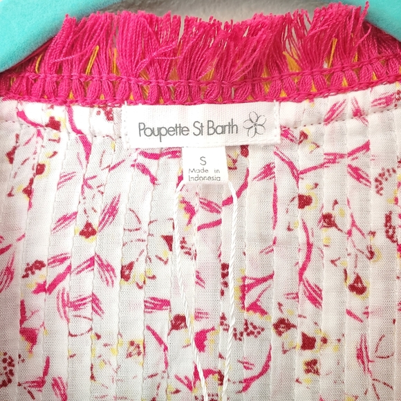 Poupette St Barth Sasha Mini Dress in Pink Cerise - Picture 12 of 14